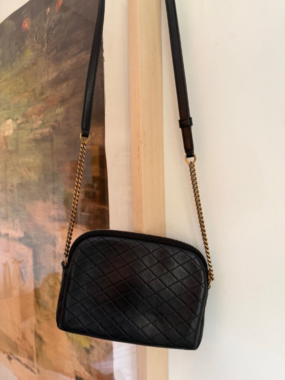 Saint Laurent Gaby mini YSL crossbody bag in quilted leather - Picture 5 of 10